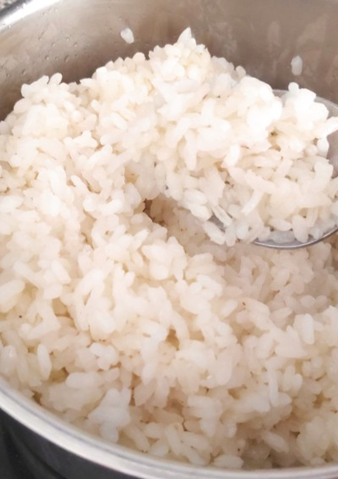 Una foto de Arroz cocido técnica perfecta!