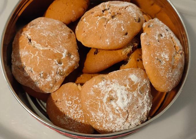 Biscotti con gocce di cioccolato ❤️