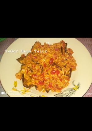 Foto resep Terong Goreng (Tegor) saus telur orak arik