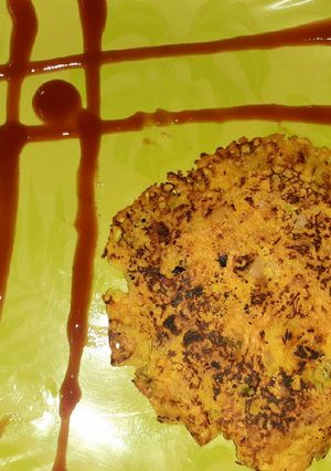 A picture of Veg bread omellete.