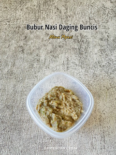 Foto resep MPASI Bubur Nasi Daging Buncis
