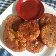 A picture of Sweet Potato Tikkis.
