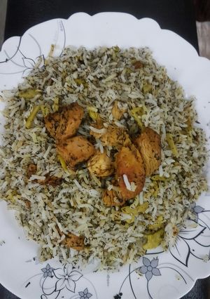 عکسی از دستور باقالی پلو با مرغ