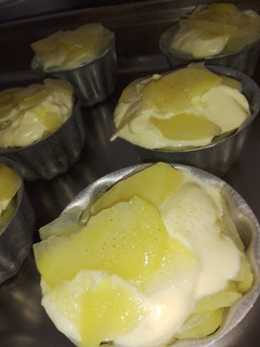 Una foto de Papas a la crema