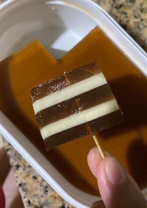 Hình của món Rau câu flan cà phê.