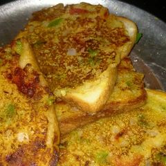 A picture of Semolina veg sandwich.
