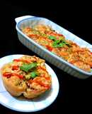 پیتزا رولی با سس آلفردو 😋😍