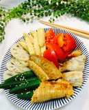 煙燻旗魚卵輕食沙拉