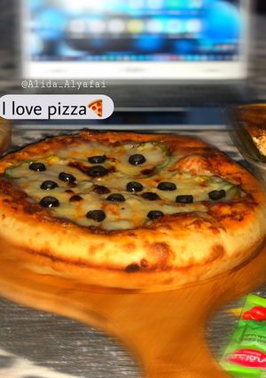 صورة لوصفة بيتزا المطاعم 🍕