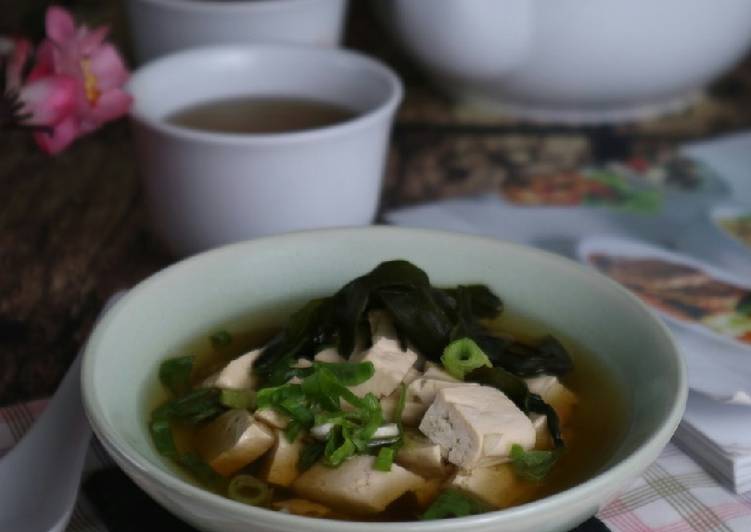 Resep Sup Miso Tofu Anti Gagal