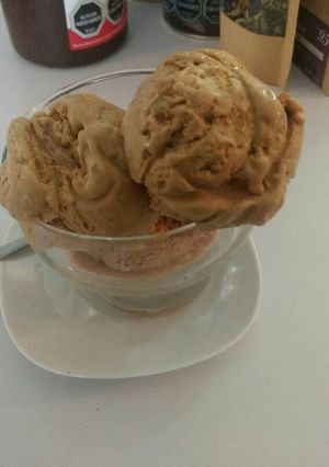 Una foto de Helado de manjar