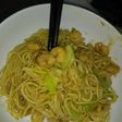 Gambas Chinas con fideos