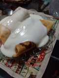 Canelones con salsa blanca