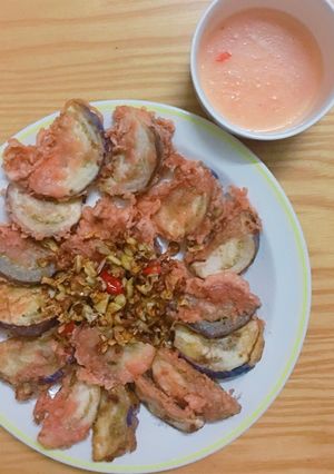 Hình của món Cà tím chua ngọt.