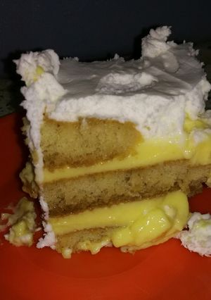 Una foto de Postre de vainilla y café