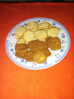A picture of Butter cookies baked with jiko.