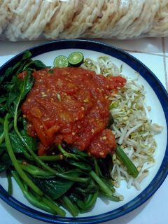 Foto resep Pelecing kangkung asli lombok