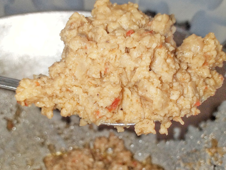 Bagaimana Menyiapkan Sambel creamy tempe kukus bumbu terasi #44¹ Murah