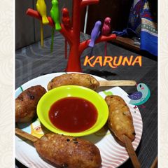 A picture of Paneer Lollipops.