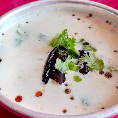 A picture of Buttermilk kuzhambu Morkuzhambu.