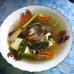 รูปของ Sop Tahu Kuah Asam kaya rempah