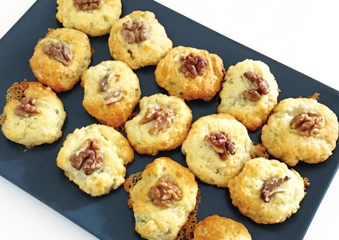 Cookies roquefort et noix