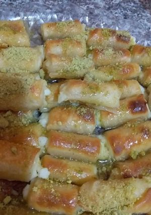 صورة لوصفة رولات القشطة