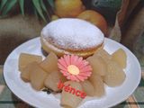 Fánk 🍩🍎🍩(alma kompóttal.)❤️💖❤️