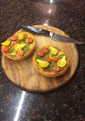Medvehagyma pesztó recept fotója