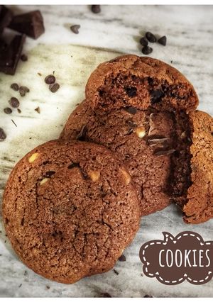 Une photo de Des cookies 🍪 aux pépites de chocolat 🍫