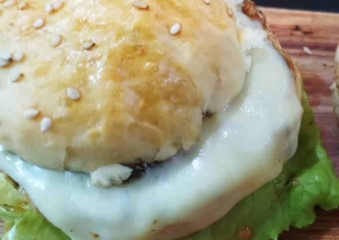 Hamburguesas de pollo caseras 🍗🍔