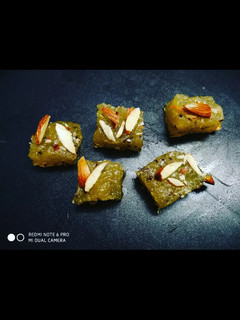 A picture of Natural Kiwi pulp Karachi halwa.