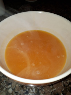 Una foto de Sopa de zanahoria y zapallo