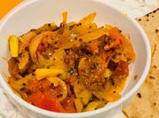 A picture of pyaz ki sabji