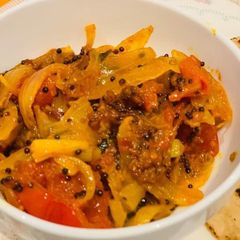 A picture of Pyaz tamatar ki sabzi.