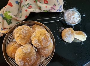 Una foto de Galletas de Limón Craqueladas