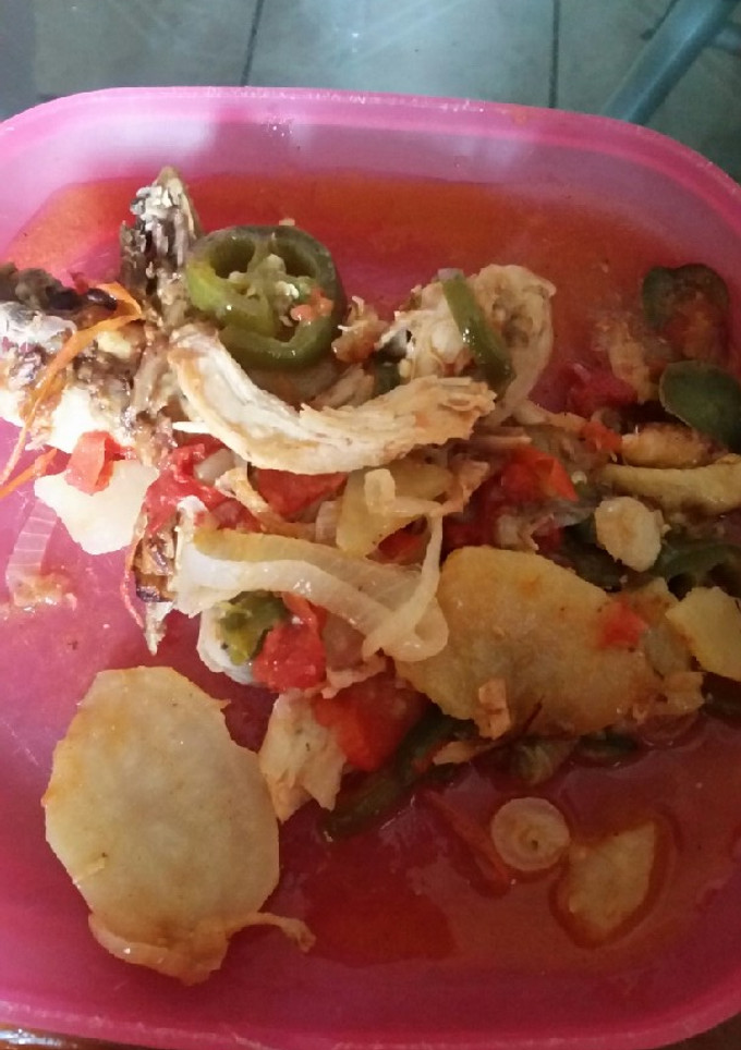 Una foto de Sobras de pollo asado a la mexicana