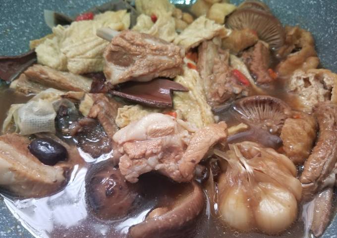 Recipe of Homemade Lazy Bak Kut Teh 肉骨茶