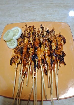 Foto resep Udang bakar bumbu padas manis