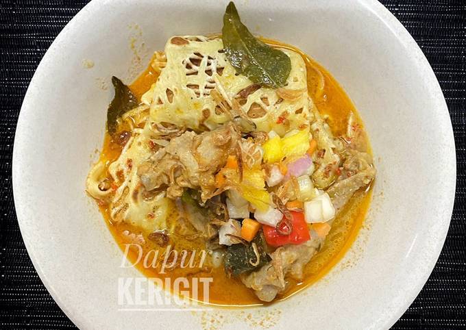 Roti Jala Kari Ayam Medan