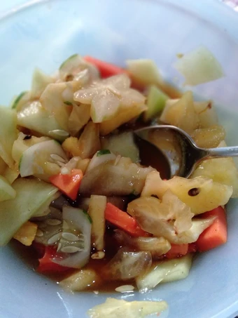Cara Mudah Membikin Resep Rujak manis tanpa kacang yang Sempurna Anti Ribet, Mantap Sekali