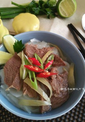 Foto resep Pho Bo (Vietnamese Beef Noodle Soup)