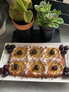 صورة لوصفة كيك بالفواكه