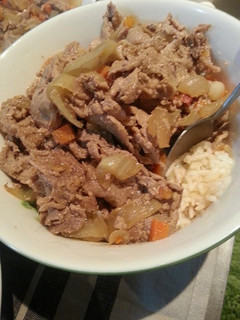 薑燒豬肉蓋飯 的食譜成品照片