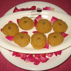 Homemade Mathura peda A picture of Homemade Mathura peda.