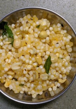 ઝટપટ સીંગ સાબુદાણા ખીચડી(Sabudana Khichdi Recipe in Gujarati) રેસીપી મુખ્ય ફોટો