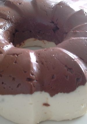 Foto principal de Tarta-flan de dos chocolates