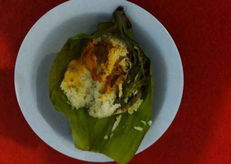 Nasi bakar Praktis tanpa santan