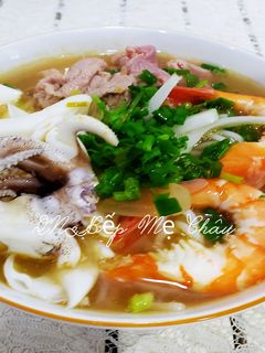 Hình của món Bún Thái.