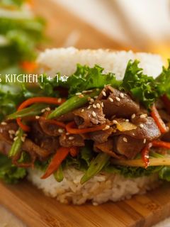 和風米漢堡 的食譜成品照片